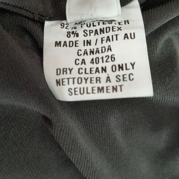 BAILEY Crewneck Stretch Tank Top Font Ruched Panel Black Sz 2X - Picture 11 of 11